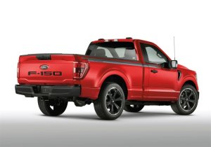 Ford F-150 Wheel Kit - Ford Racing - Gloss Black Finish, 22 in. x 9.5 in., Offset 44mm - Black w/Machined Face - `15-`23